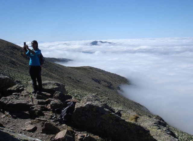 Lasciando le nuvole alle spalle 